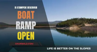 Stampede Reservoir Boat Ramp: Open or Closed?