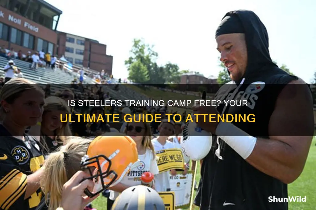 is steelers training camp free