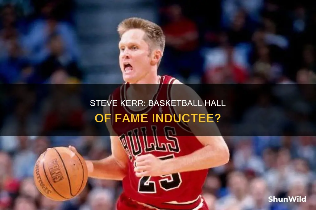 is steve kerr in the basketball hall of fame