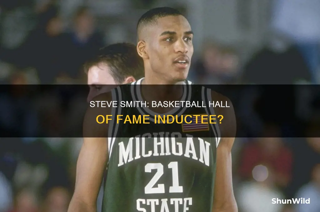 is steve smith basketball hall of fame