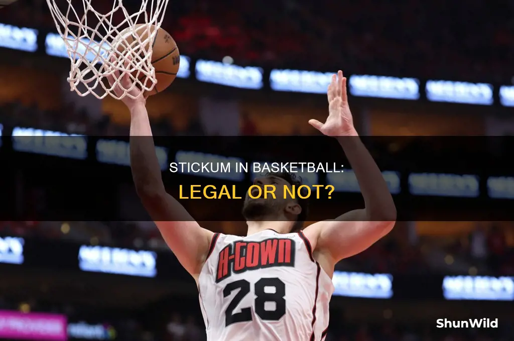 is stickum illegal in basketball