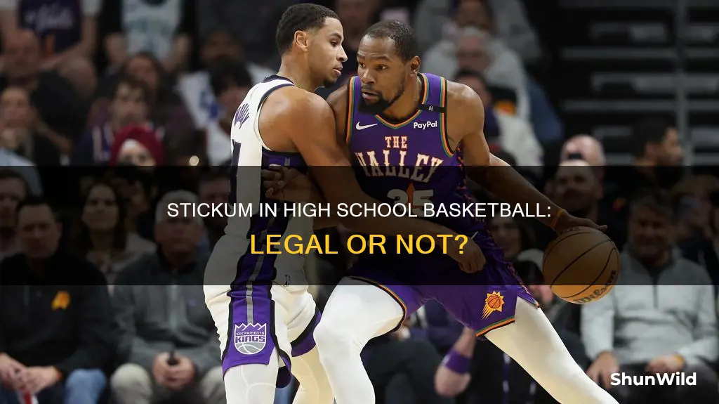 is stickum illegal in high school basketball