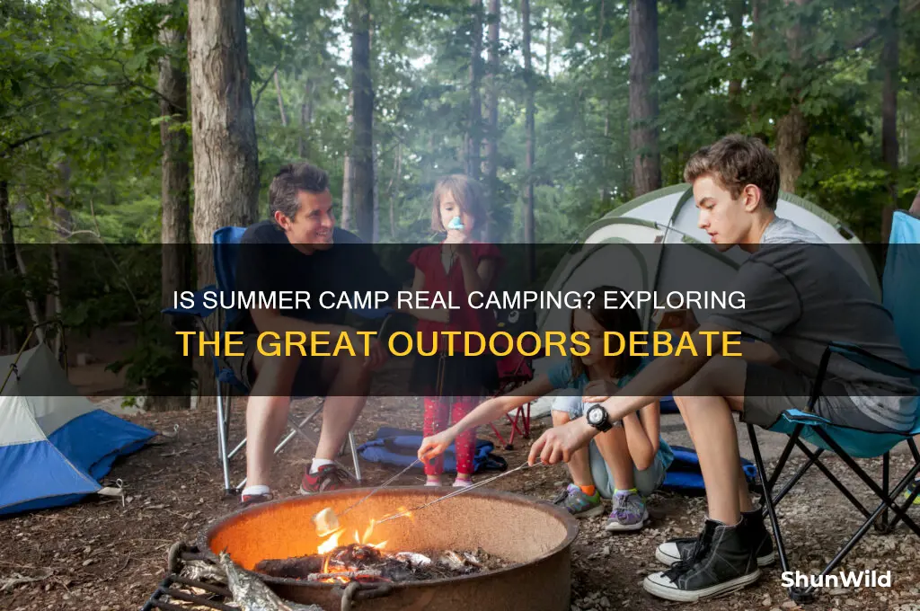is summer camp camping