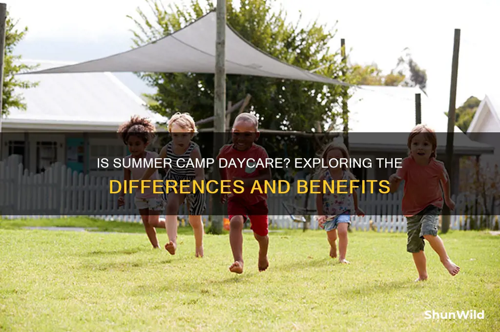 is summer camp considered daycare