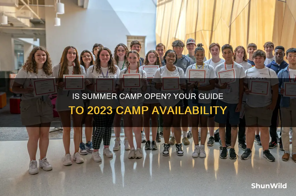 is summer camp open