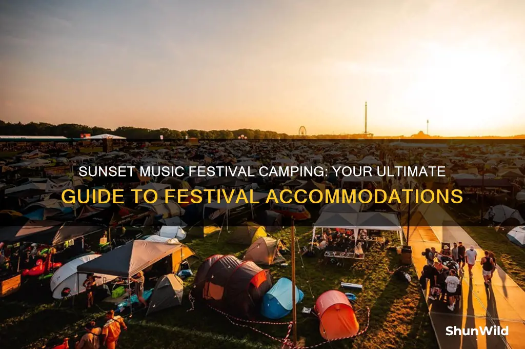 is sunset music festival camping