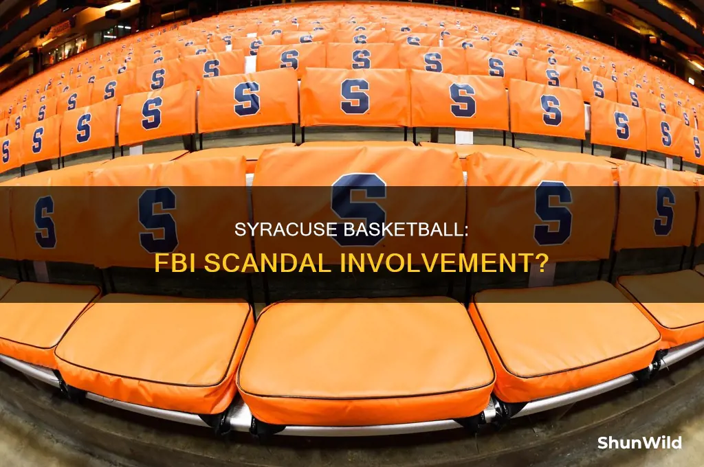 is syracuse basketball in the fbi scandal