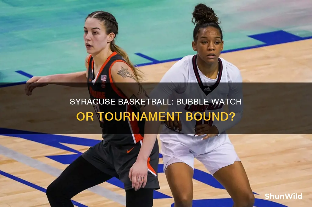 is syracuse basketball on the bubble