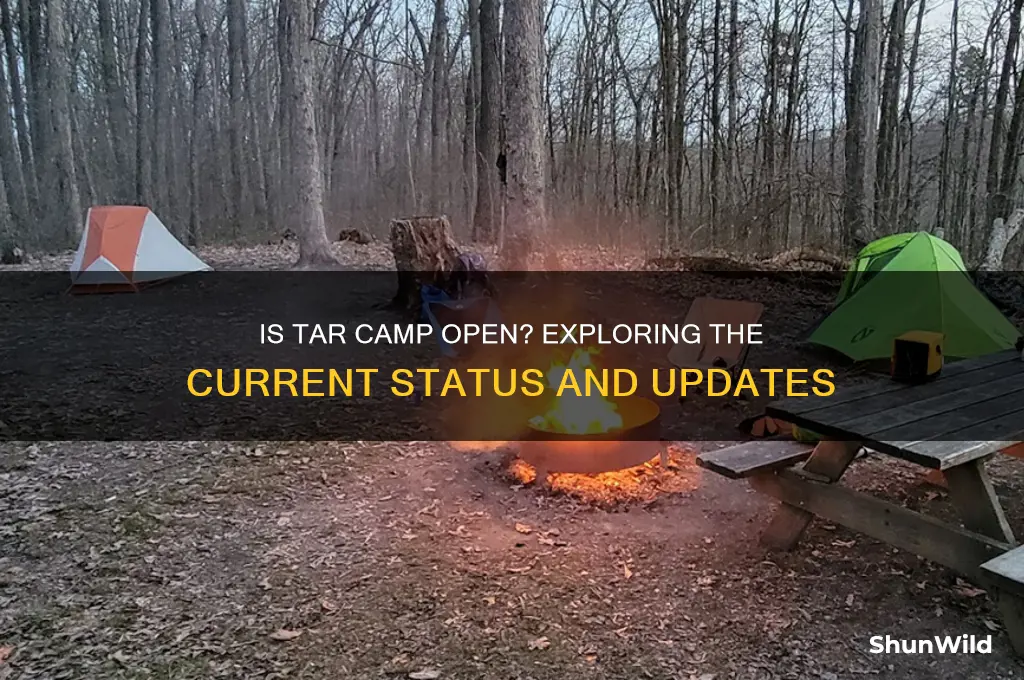 is tar camp open