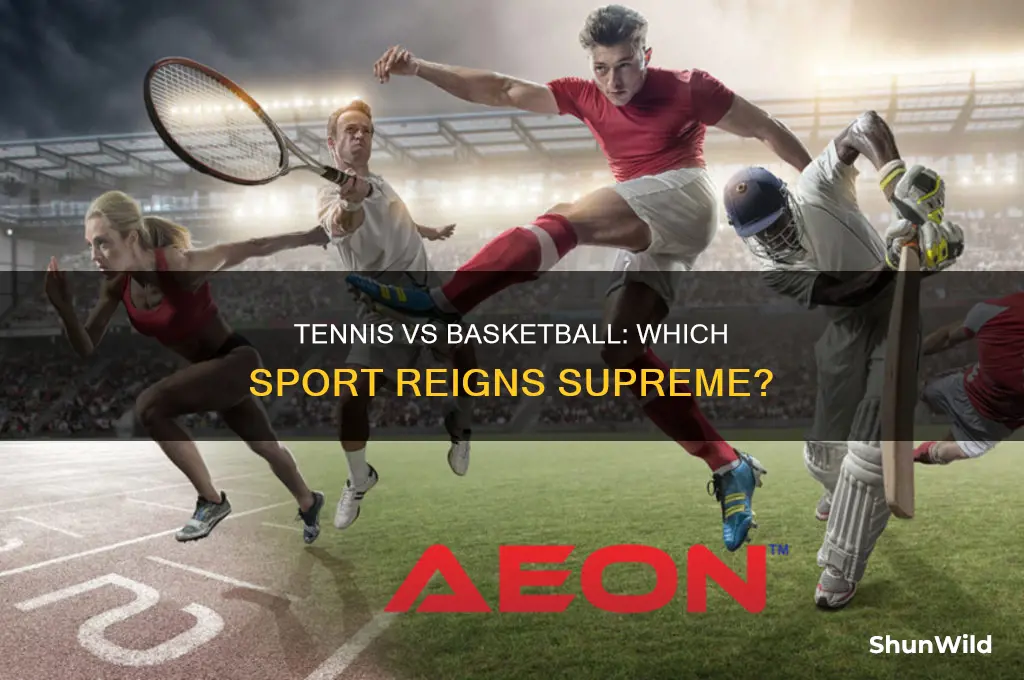 is tennis more popular than basketball