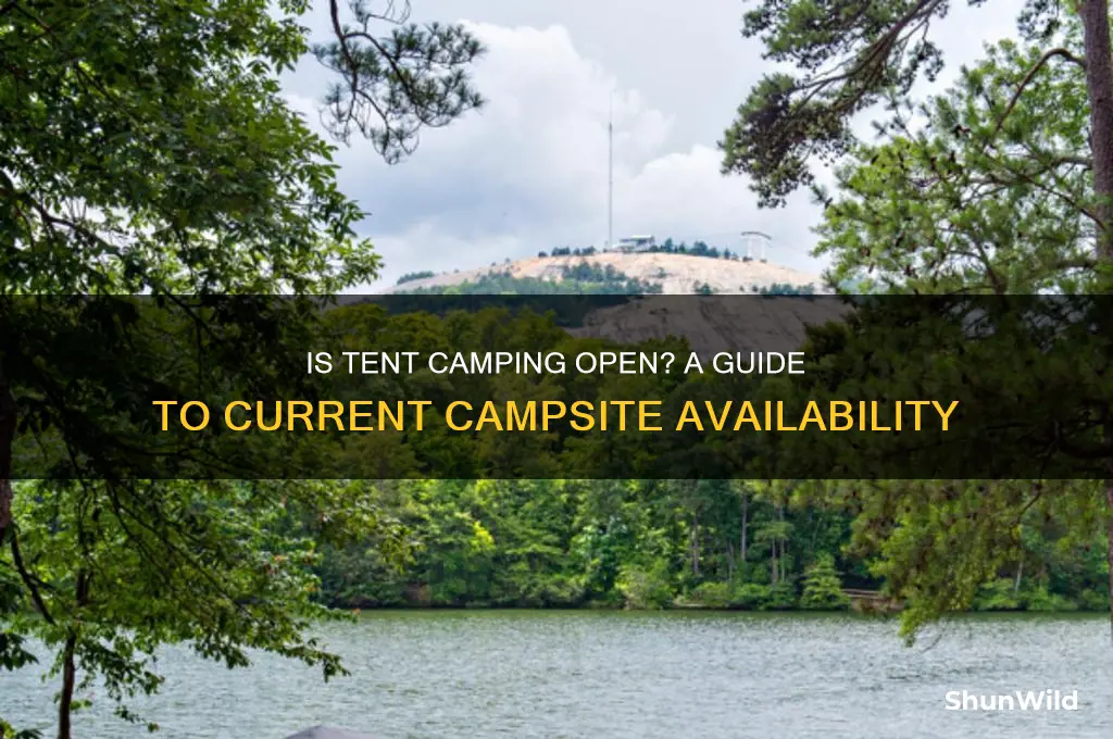 is tent camping open