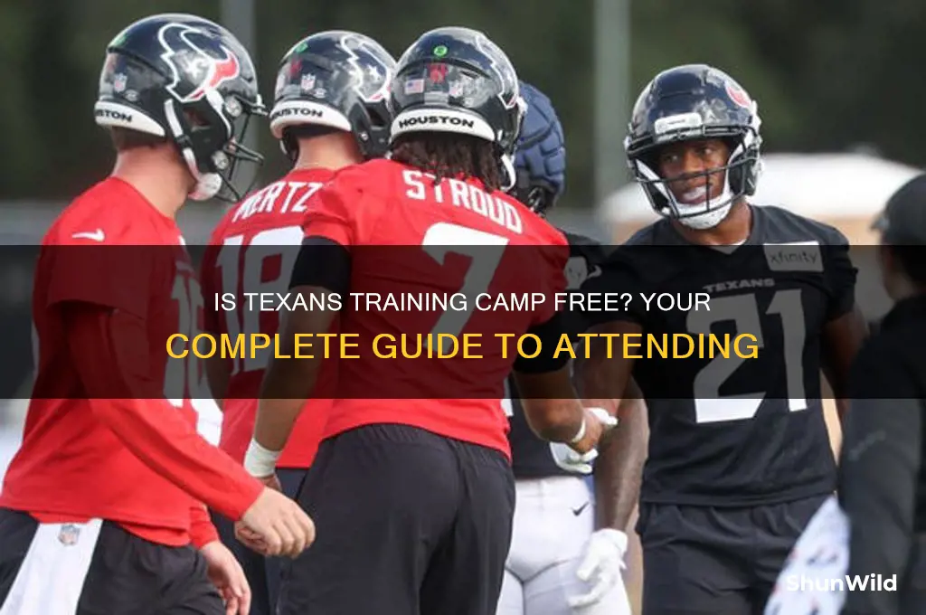 is texans training camp free