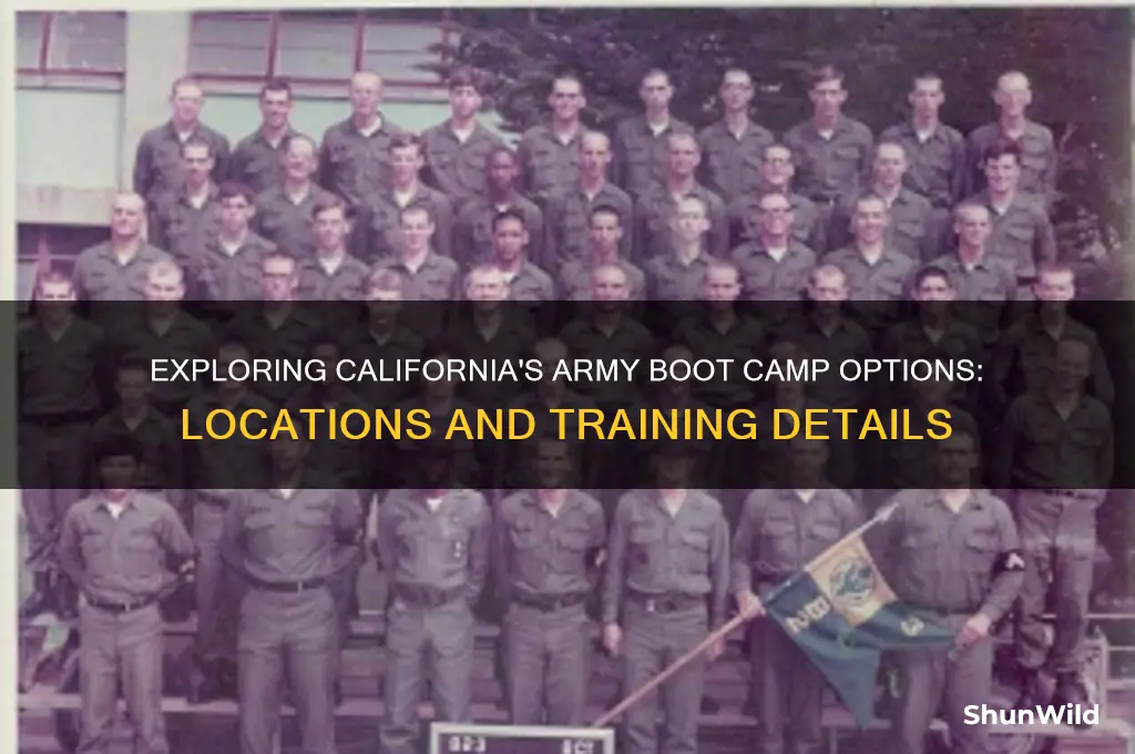 is the a army boot camp in california