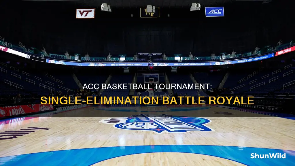 is the acc basketball tournament single elimination