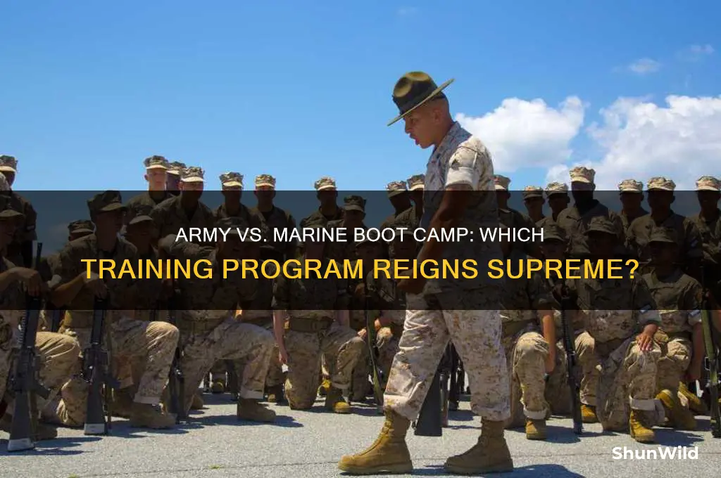is the army boot camp better than marine boot camp