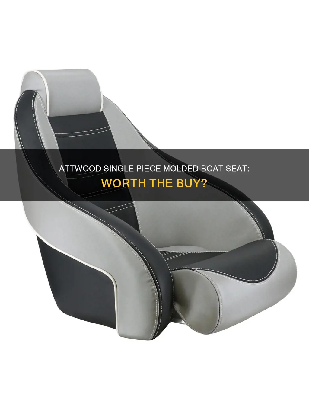 is the attwood single piece molded boat seat any good