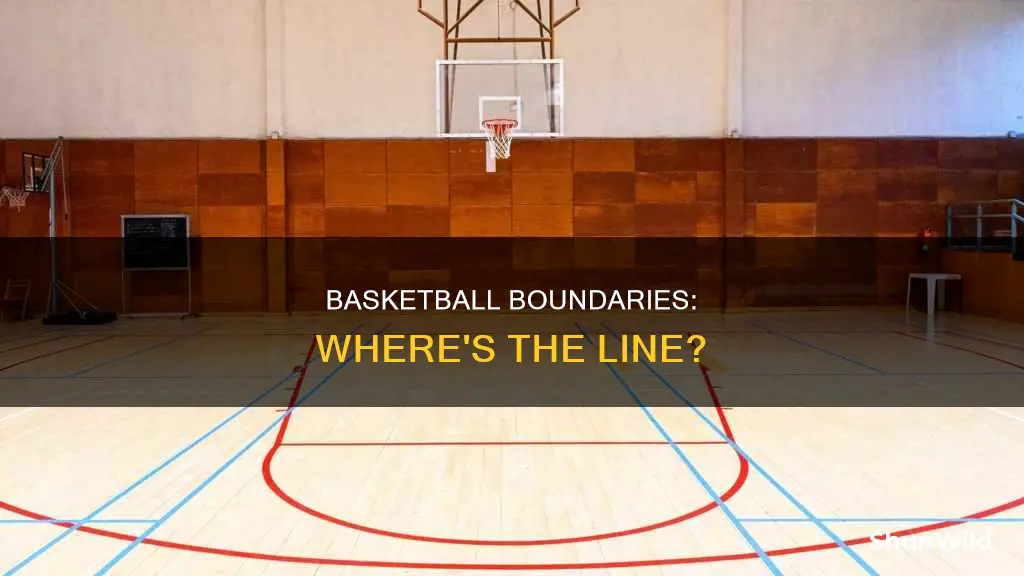 is the line out of bounds in basketball