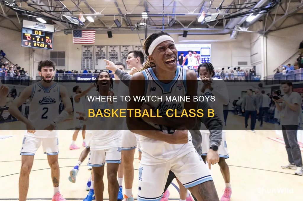 is the maine boys basketball class b on tv