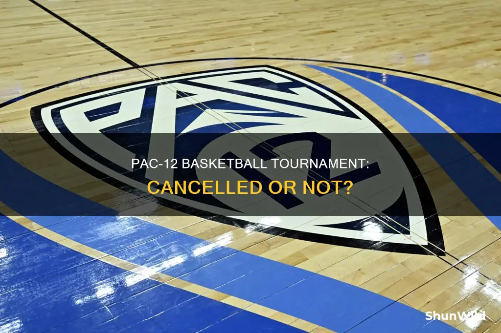 is the pac 12 basketball tournament cancelled