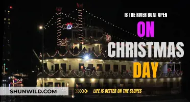 Christmas Day Cruise: Is the River Boat Open?