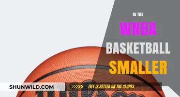 WNBA Basketball Size: Smaller Than NBA?