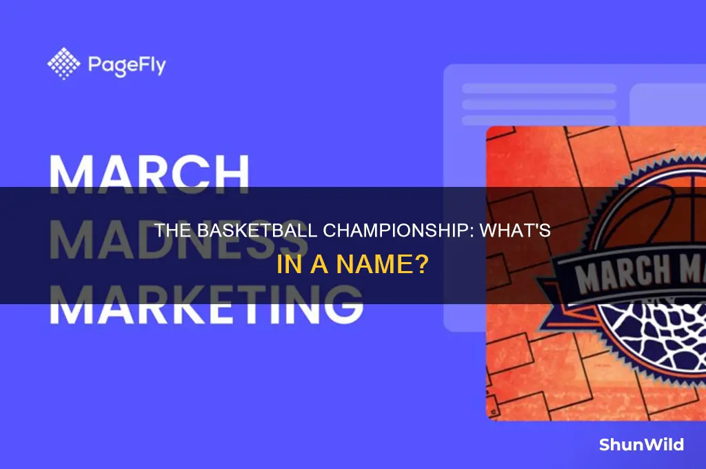 is their a name for the basketball championship