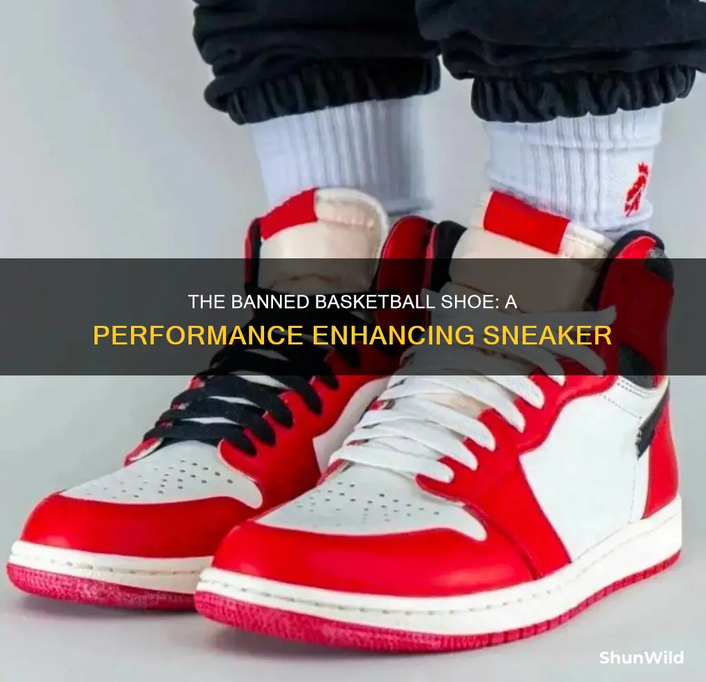 is there a basketball shoe that was banned