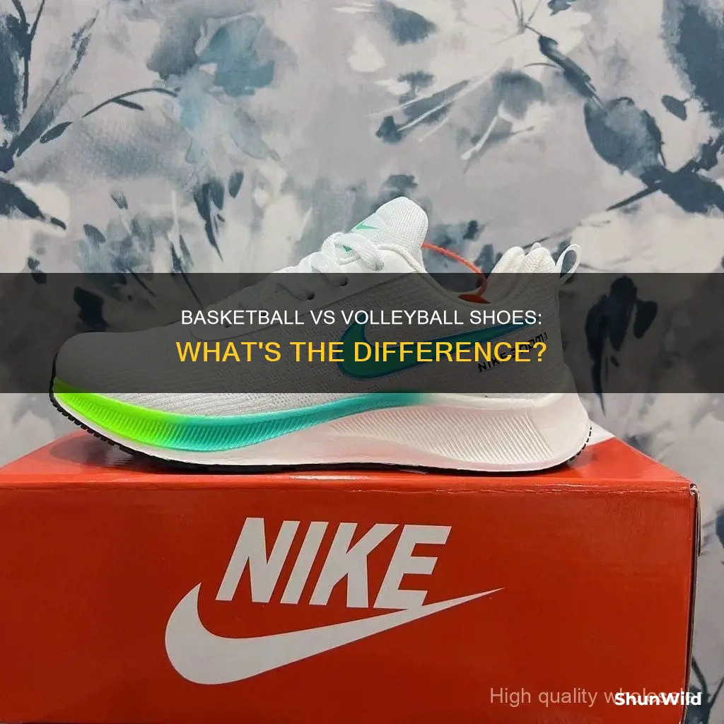 is there a difference between basketball and volleyball shoes