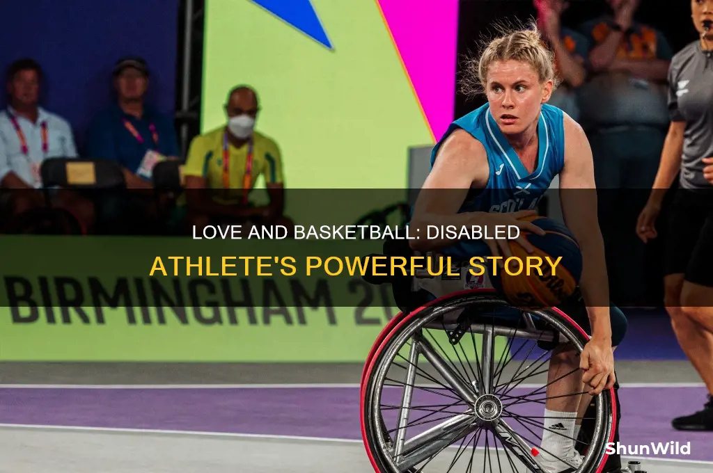 is there a disabled athlete in love and basketball