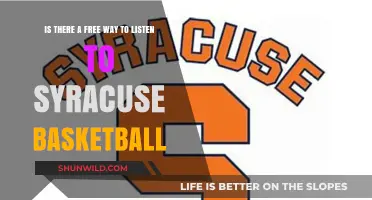Syracuse Basketball: Free Audio Streaming Options
