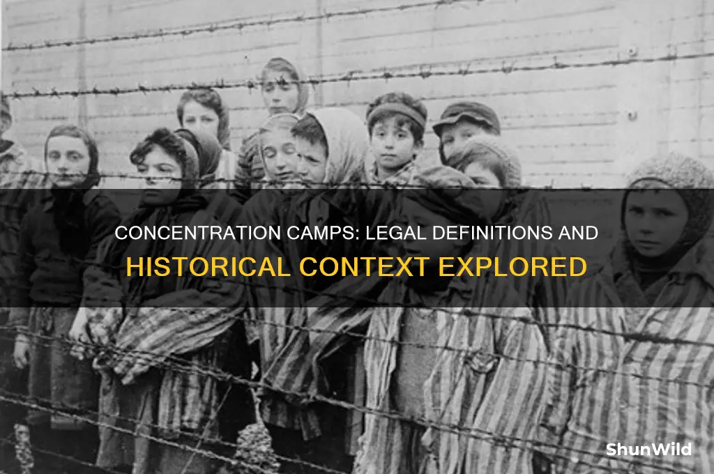 is there a legal definition of concentration camp