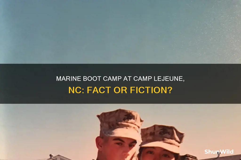 is there a marine boot camp at camp lejeune nc