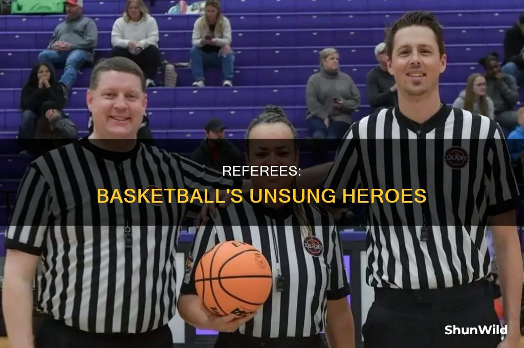 is there a referee in basketball