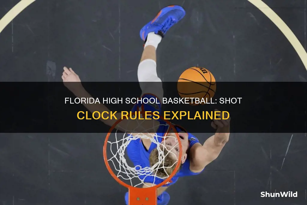 is there a shot clock in florida high school basketball