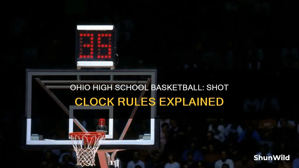 is there a shot clock in ohio high school basketball
