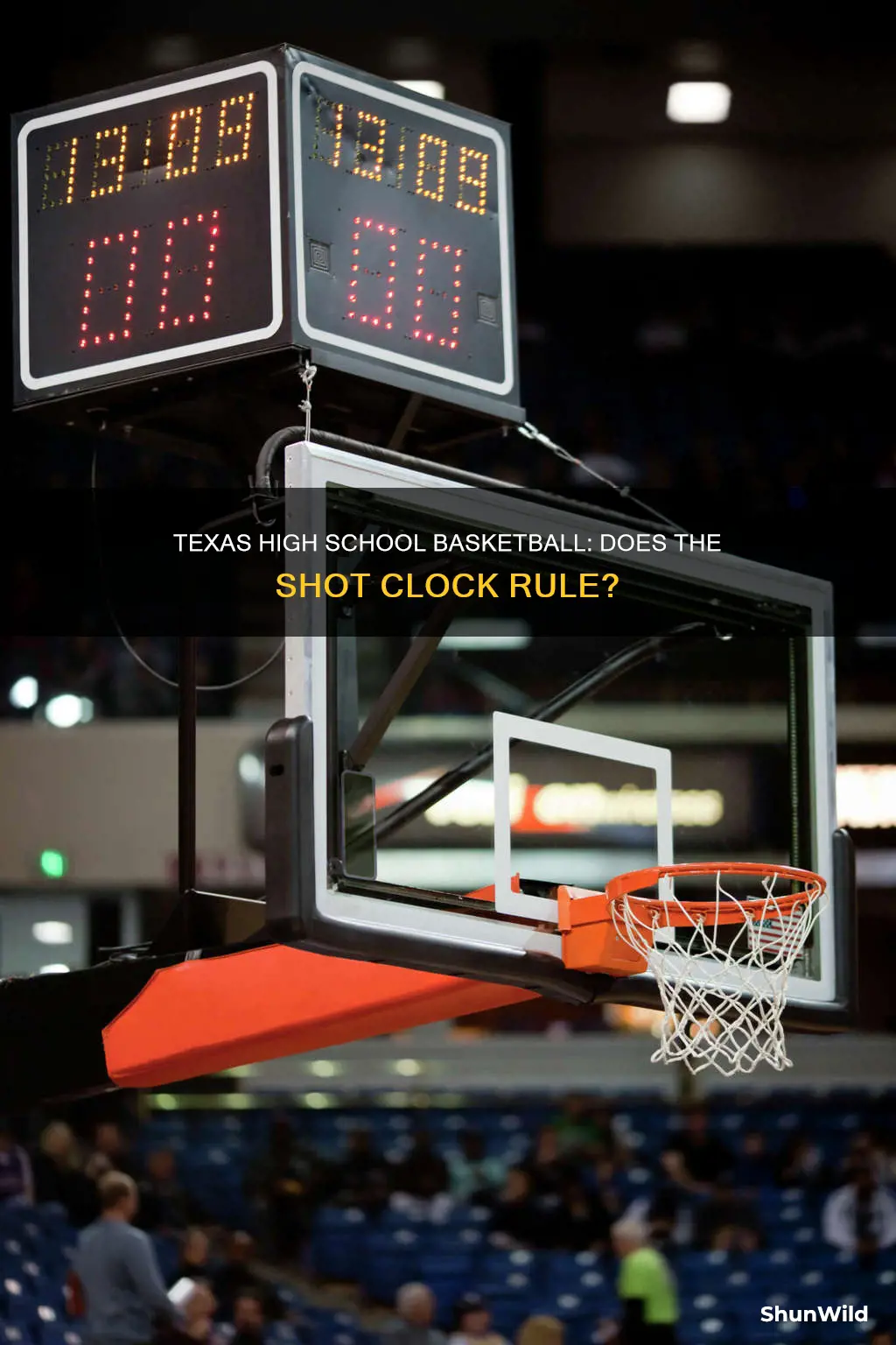 is there a shot clock in texas high school basketball