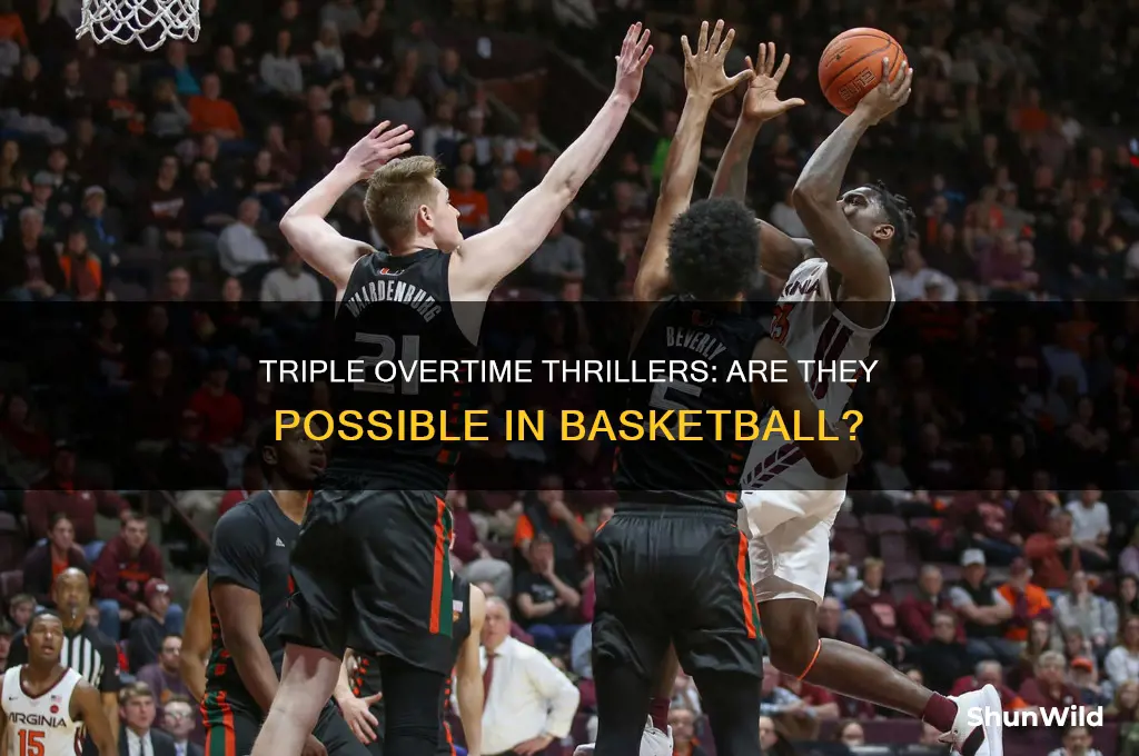 is there a triple overtime in basketball