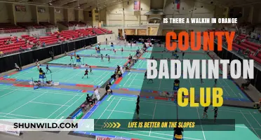 Walk-ins Welcome at Orange County Badminton Club