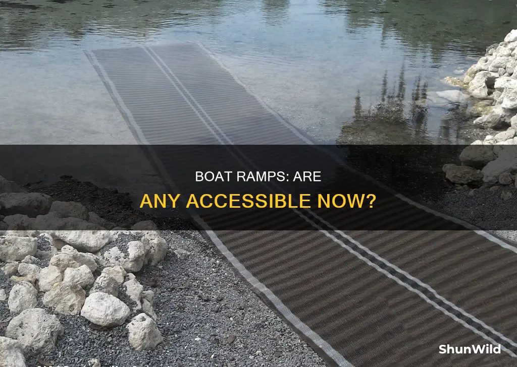 is there any boat ramps open