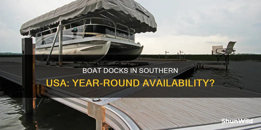 is there any year round boat docks in southern usa