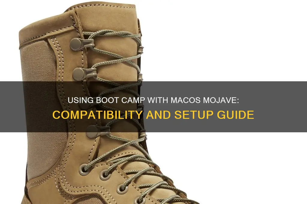 is there anyway to use boot camp with mojave