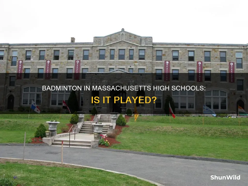 is there badminton in massachusetts high school