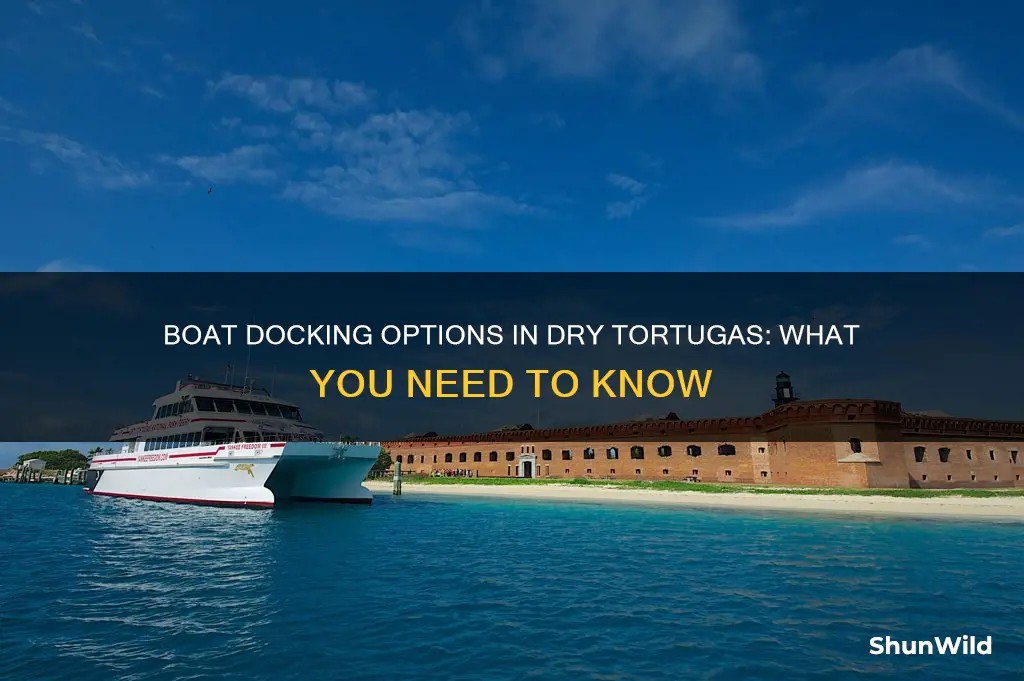 is there boat docking on dry tortugas