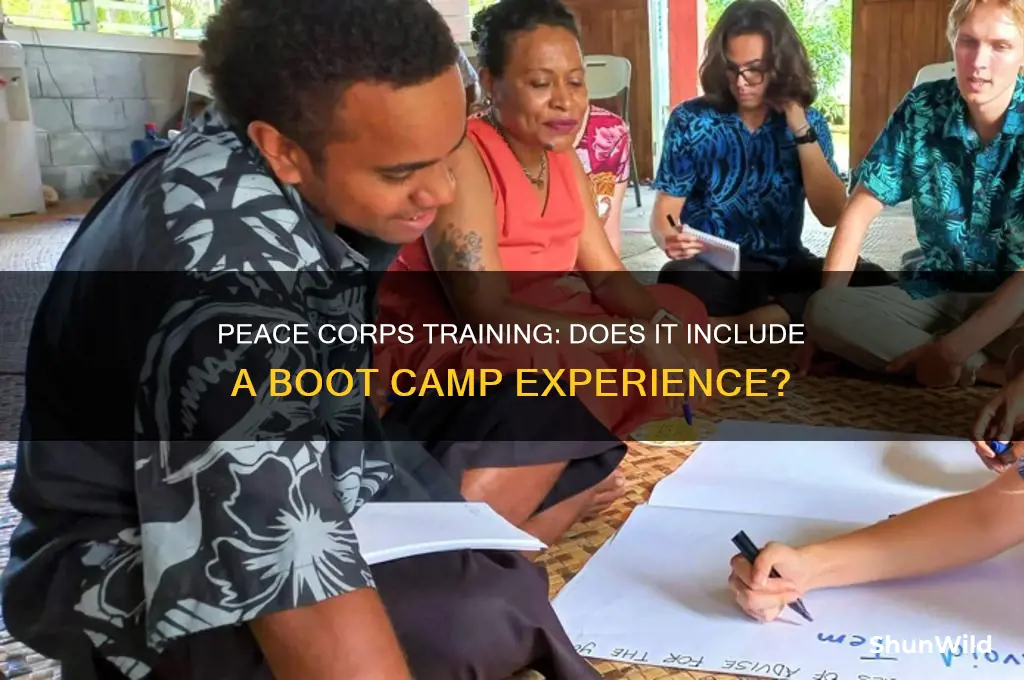 is there boot camp in the peace corp