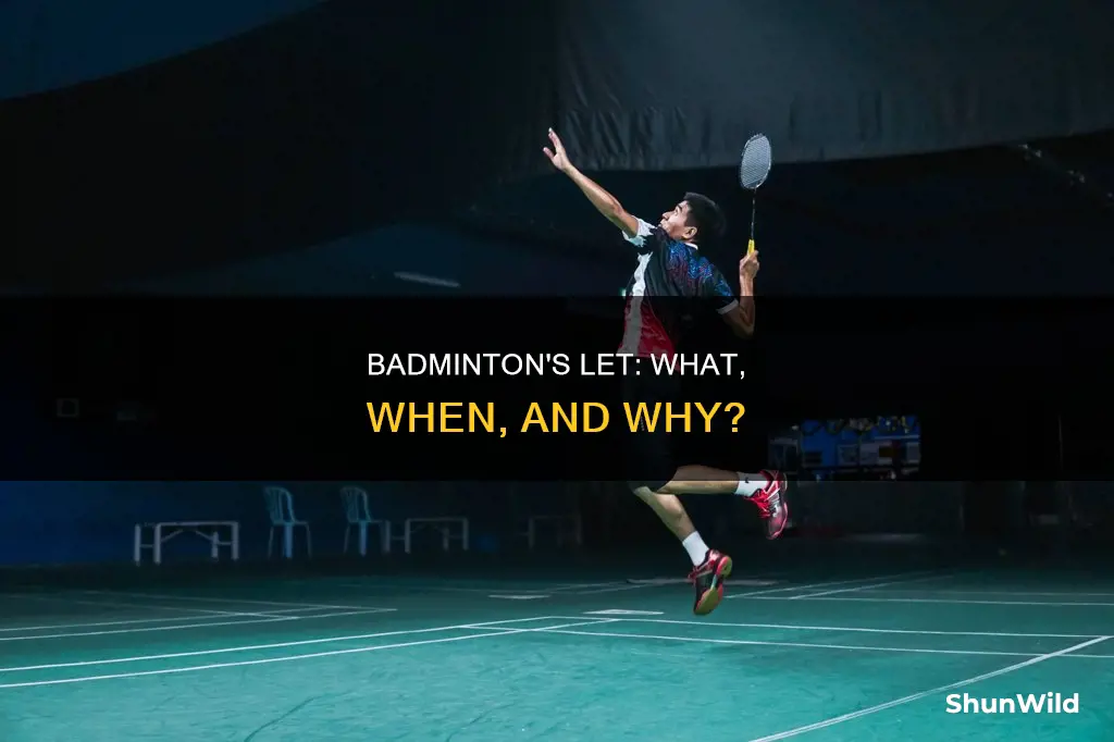 is there let in badminton