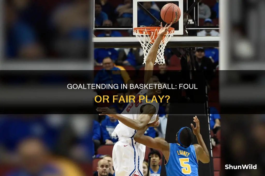 is there offensive goaltending in basketball