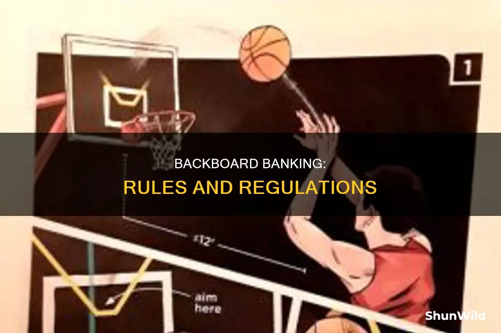 is there rule about banking basketball against backboard