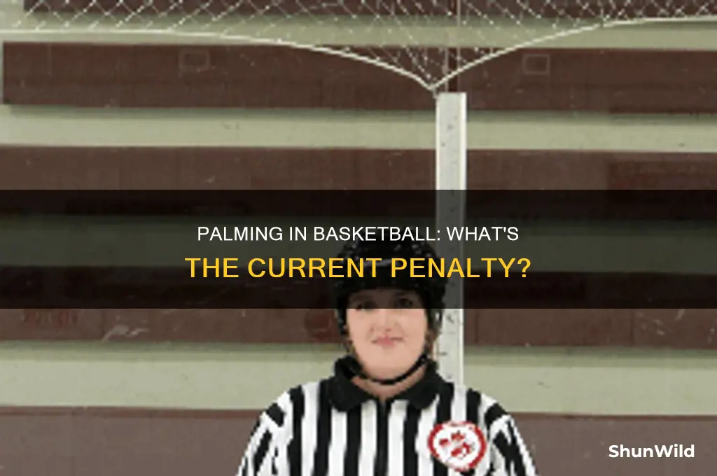 is there still a palming penalty in basketball