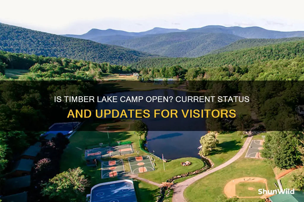is timber lake camp open
