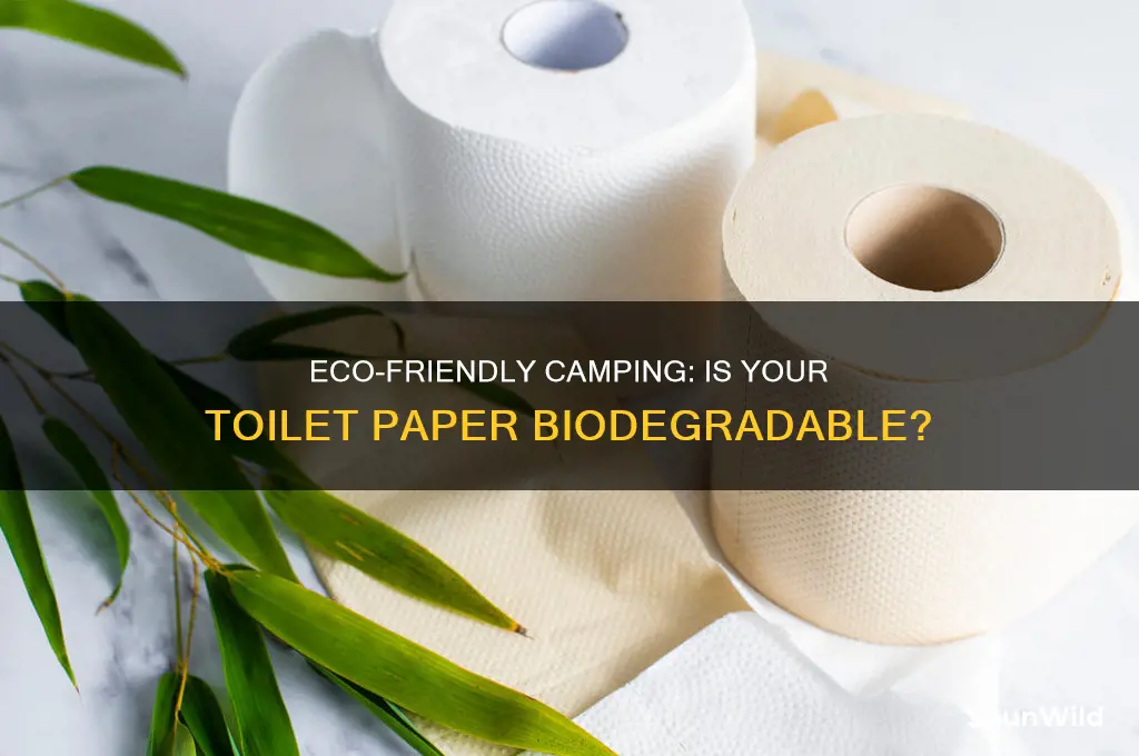 is toilet paper biodegradable camping